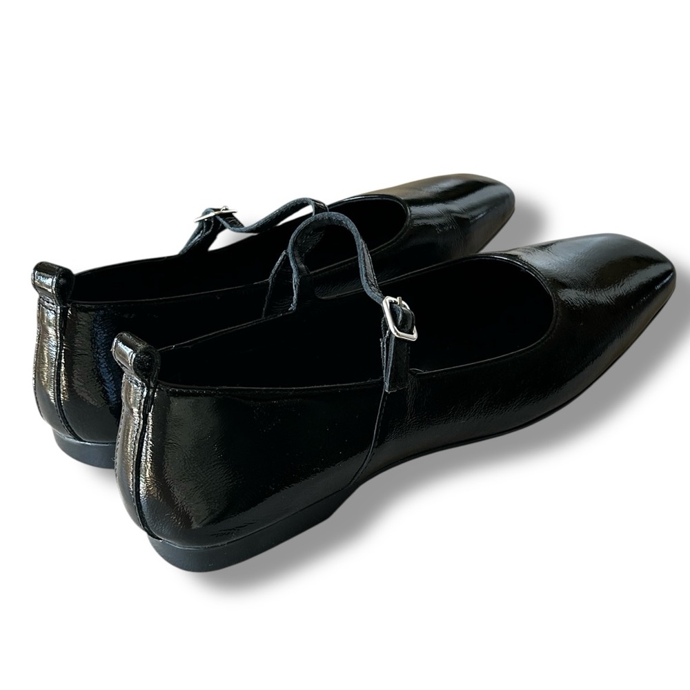 VAGABOND SHOEMAKERS DELIA BALLET FLATS Black Patent Mary Jane EU 40 US 10 NWOT - Picture 8 of 17